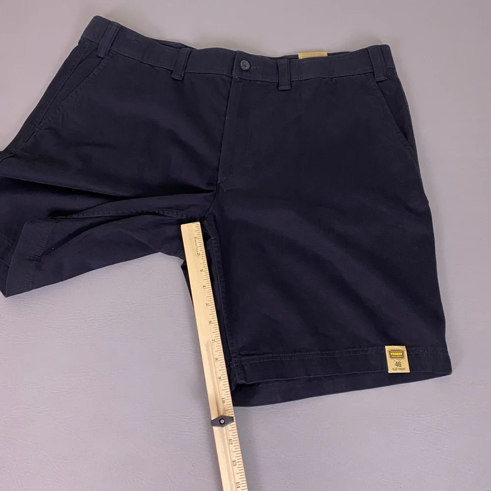 The Foundry Supply Co Shorts Men's Size 46 Black Comfort‎ Stretch Flat Front NWT